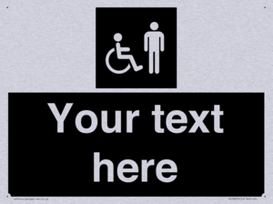 Custom information: black panel disabled and male